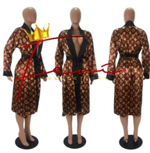 Load image into Gallery viewer, Designer Inspired Luxury Satin Robes
