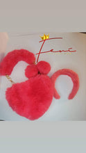 Load image into Gallery viewer, Heart Felt Faux Purse &amp; Headband Set
