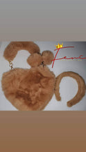 Load image into Gallery viewer, Heart Felt Faux Purse &amp; Headband Set
