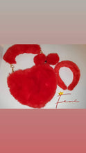 Load image into Gallery viewer, Heart Felt Faux Purse &amp; Headband Set
